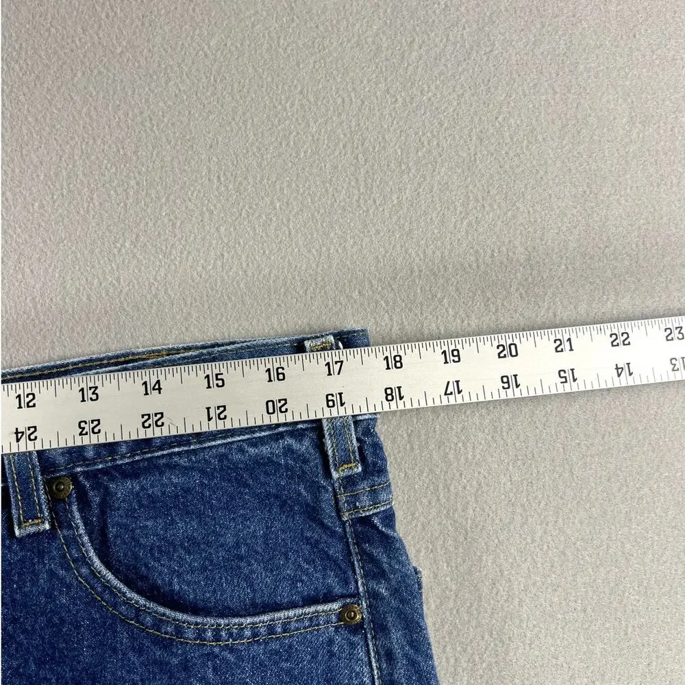 Vintage Y2K Carhartt B113DST Relaxed Fit Denim Jeans Dark Stone Mens Size 36x36